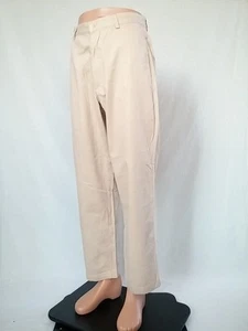 Ralph Lauren hellbeige lässige Vintage Retro strukturierte Herrenhose Größe 31 x 30 AR10 - Bild 1 von 10