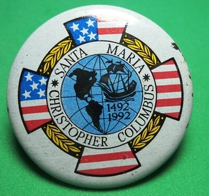 Santa Maria History Christopher Columbus 1492-1992 Pin Badge USSR - Imagen 1 de 5