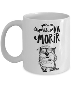 Tazas de cafe gatos chistosas-mugs in spanish-regalo para mi buen esposo