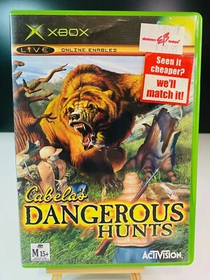 🎮 Cabela's Dangerous Hunts [Xbox Original] [Light Scratching] [No Manual] 🎮 - Image 1 of 3