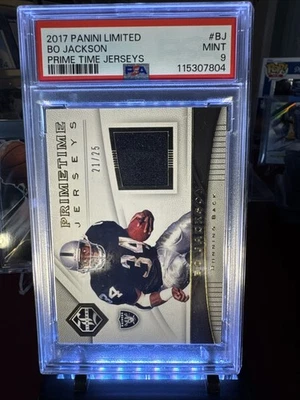 Camiseta Panini Limited 2017 Bo Jackson Prime Time/25 Pop 1 Foto 1 de 3