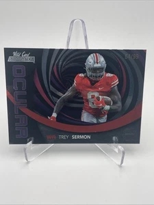2021 Wild Card Allumination - Viola oculare /99 - Trey Sermon #OC-21 - Foto 1 di 2