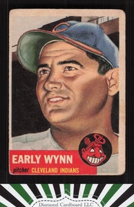1953 Topps #61 Early Wynn FR b - Imagen 1 de 2
