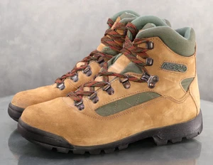 Asolo Women's Hiking Trail Boots Size EU 38.5 US 7 Suiede Tan Olive Green - Picture 1 of 12