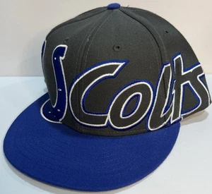 Indianapolis Colts Snapback Hat Cap Spellout Graffiti Big Logo NFL Cap ‘47 - Picture 1 of 15