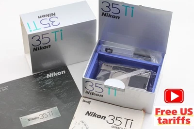 Meter OK [Top MINT in Box] Nikon 35 Ti 35mm Point & Shoot Film Camera From JAPAN - Image 1 of 4
