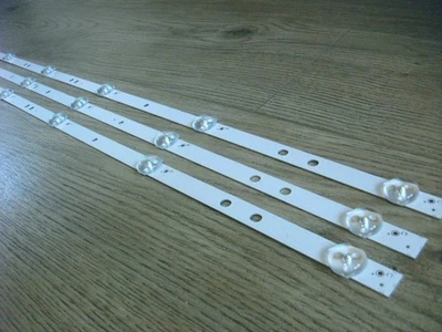 TOSHIBA 43L2163DB TV BACKLIGHT STRIPS x3 RF-FU430007AF30701   A1  - Image 1 of 4