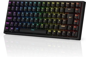 Clavier de jeu ROYAL KLUDGE | RK84-DE 75 % RGB QWERTZ 85 touches TKL - Photo 1/10
