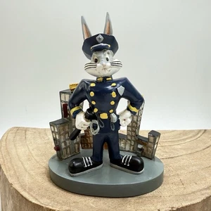 1994 Warner Bros Studio Store Bugs Bunny Police Officer Figure Statue 6.5” Resin - Picture 1 of 13