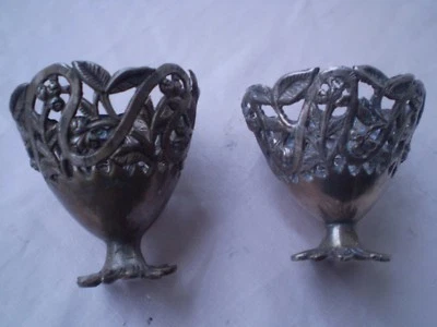  2 Старинный 1890 красивый яйцо чашка кубок ручной работы исламский османский турецкий  - Изображение 1 из 4