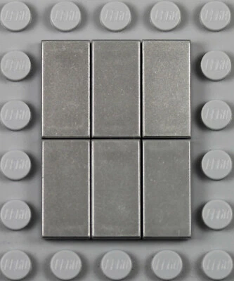 LEGO - 1x2 Tiles - PICK YOUR COLORS - Finishing Plate Smooth Flats Plain Bulk - Image 1 of 2