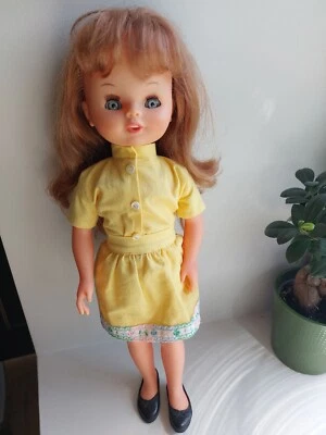 Poupée Sebino Isabelle ? Yeux dormeurs 48 Cm Tbe - Photo 1/4