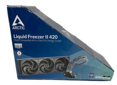 NEW Arctic Liquid Freezer II 420 Multi Compatible All In One CPU Water Cooler - Image 1 of 4