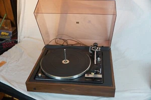 VINTAGE DUAL 1237 TURNTABLE w/ DUST COVER & SHURE CARTRIDGE Tested & Working - Picture 1 of 5