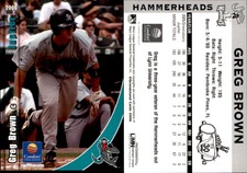 Greg Brown 2006 Grandstand Jupiter Hammerheads #10 Card *AutographDen*