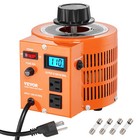 2000/1000/500VA Variable Voltage Transformer 15.3/7.69/3.84A 0-130V