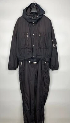 Vintage BOGNER 90s SKI Suit Black Jacket + Pant - Image 1 of 4