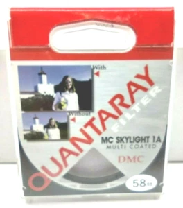 58mm Lens Filter MC Skylight 1A Glass Japan Quantaray SL-1A Multi-Coated - Picture 1 of 3