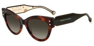 Carolina Herrera Havana Cat Eye Sunglasses w/ Gradient Lens - CH0009S-005L-HA - Picture 1 of 3