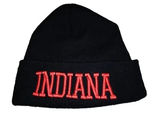 Indiana University IU Hoosiers Invierno Calavera Gorra Tejido Gorro Esquí Sombrero - Imagen 1 de 2