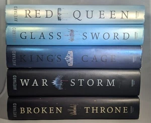 Erstausgabe RED QUEEN SERIE Victoria Aveyard Buch 1 2 3 4 5 LOT HB 1. Auflage EUC - Bild 1 von 14