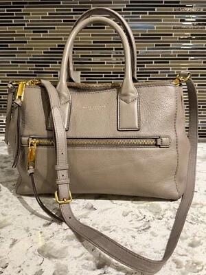 Marc Jacobs Recruit Gotham East West 3 Way Bag in Mink Color MSRP $578.00  #329 - Image 1 of 4