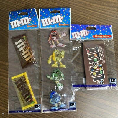 EKSuccess M&M Sticker Pack Candy Chocolate Liquid Stickers 3Dimensional Shakers - Image 1 of 4
