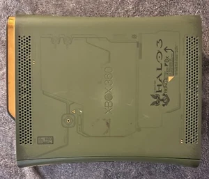Piezas verdes de consola Microsoft Xbox 360 Halo 3 edición especial solo funcionan pero 3 R - Imagen 1 de 8