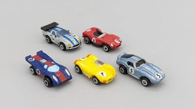 Винтажный Galoob LTI микро машины лот из 5 гоночных автомобилей Porsche Ferrari GT Shelby - Изображение 1 из 4