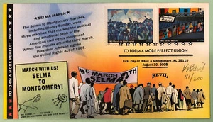 Bevil 2005 To From A More Perfect Union Selma March To Montgomery Sc 3937h & i - Picture 1 of 6