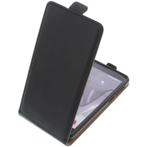Custodia per Wiko Lenny 3 Max Custodia Cellulare Modello Flip Custodia Nera - Foto 1 di 4