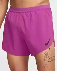 Men's $90 Nike AeroSwift Dri-FIT ADV 4” Lined Running Shorts FN3352-518 Size M - Picture 1 of 7