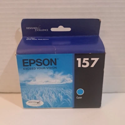 Epson 157 Ink Cartridge-Cyan - Image 1 of 4
