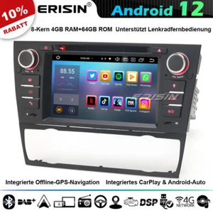 8-Kern Android 13 Autoradio GPS Navi für BMW 3er E90 E91 E92 E93 BT 5.0 DAB+64GB - Bild 1 von 12