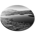 Okrągła mata dla myszy (bw) - Derwentwater Cumbria Lake District #36189