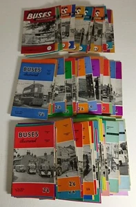 Bus Illustrated Ian Allan Magazines Huge Collection 81x Bundle Lot 1950s - 1960s - Picture 1 of 24