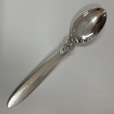 Cubiertos George Jenson Sterling, cactus, cuchara pequeña, 4 1/4 pulgadas Foto 1 de 4