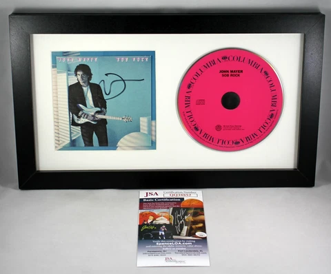 FRAMED JOHN MAYER SIGNED SOB ROCK CD ALBUM 2021 SINGER AUTOGRAPHED +JSA COA Cover