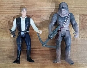 STAR WARS 1995 KENNER HAN SOLO & CHEWBACCA LOOSE COMPLETE - Picture 1 of 4