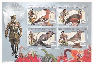 Madagascar 1999 Yvert 1736/39 Boy Scouts Fauna Aves MNH VF - Imagen 1 de 1