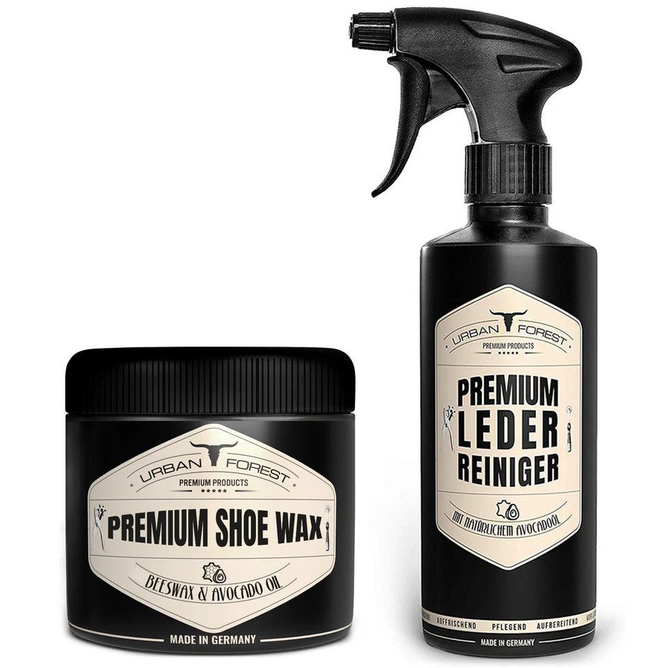 Schuhpflege SPARSET | Schuhwachs 250ml + Leder Reiniger 500ml - Bild 1 von 4