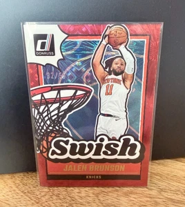 2024-25 Panini Donruss Jalen Brunson #2 Swish Red Fireworks NY Knicks /55 - Bild 1 von 3
