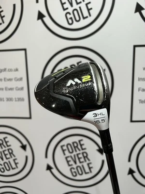 TAYLORMADE M2 3 WOOD HL / 16.5 Deg / RH / 55g Reg Flex / OK USED - Image 1 of 4