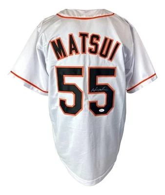 Hideki Matsui Signed Yomiuri Giants Jersey (JSA QR Code) NY Yankees Outfielder - Image 1 of 4