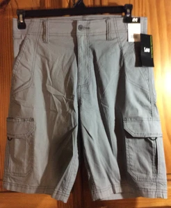 Lee Herren 30 Extreme Motion Storm grau entspannte Passform flexible Taille Cargoshorts neu mit Etikett - Bild 1 von 6