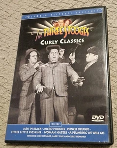 The Three Stooges Curly Classics 1998 DVD Tested Plays - Bild 1 von 4