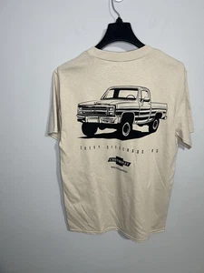 Chevy Silverado/Scottsdale K10 K1500 Pick Up Truck T-Shirt Gr. Medium Beige - Bild 1 von 6
