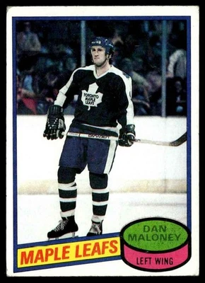 1980-81 Topps Dan Maloney Toronto Maple Leafs #118 - Image 1 of 2