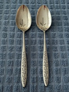 Lot of 2 AMC Barcelona Teaspoons 6" Stainless Steel Discontinued - Picture 1 of 3
