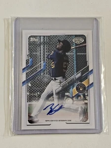 Zavier Warren 2021 Topps Pro Debut Auto Prospect Rookie ✨️Ships Next Day  - Bild 1 von 2